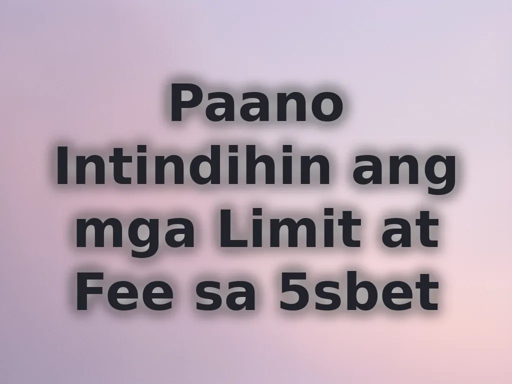 Limit ng transaksyon